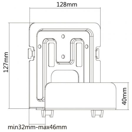 Soporte Universal Aisens MPC02-155 para Router, MiniPC/ hasta 2kg Soporte Universal Aisens MPC02-155 para Router, MiniPC/ hasta 2kg