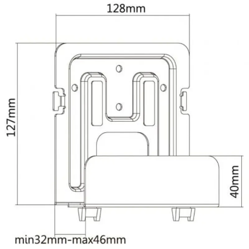 Soporte Universal Aisens MPC02-155 para Router, MiniPC/ hasta 2kg Soporte Universal Aisens MPC02-155 para Router, MiniPC/ hasta 2kg