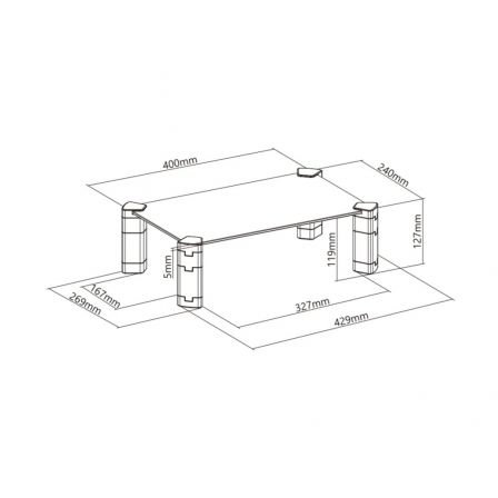 Soporte para Monitor Aisens MR01C-109/ hasta 20kg Soporte para Monitor Aisens MR01C-109/ hasta 20kg