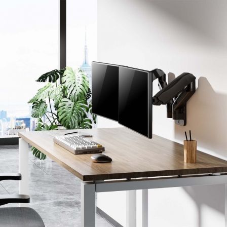 Soporte para 2 Monitores o TV Aisens WT32TSR-225/ hasta 9kg Soporte para 2 Monitores o TV Aisens WT32TSR-225/ hasta 9kg