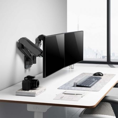 Soporte para 2 Monitores o TV Aisens WT32TSR-225/ hasta 9kg Soporte para 2 Monitores o TV Aisens WT32TSR-225/ hasta 9kg
