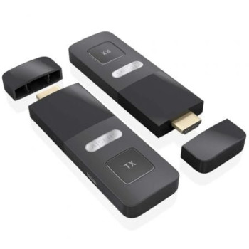 Adaptador de vídeo inalámbrico HDMI a HDMI Aisens ASWL-H2K30M001-BK Adaptador de vídeo inalámbrico HDMI a HDMI Aisens ASWL-H2K30M001-BK