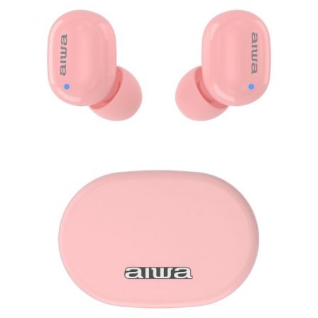 Auriculares Bluetooth Aiwa EBTW-150 con estuche de carga/ Autonomía 3h/ Rosas Auriculares Bluetooth Aiwa EBTW-150 con estuche de carga/ Autonomía 3h/ Rosas