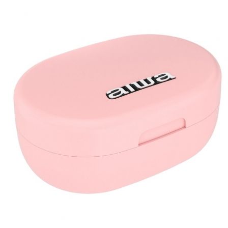 Auriculares Bluetooth Aiwa EBTW-150 con estuche de carga/ Autonomía 3h/ Rosas Auriculares Bluetooth Aiwa EBTW-150 con estuche de carga/ Autonomía 3h/ Rosas