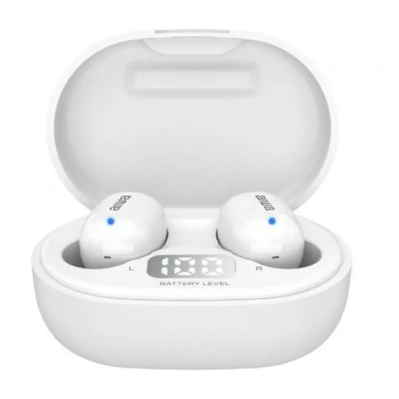Auriculares Bluetooth Aiwa EBTW-150WTMKII con estuche de carga/ Autonomía 3h/ Blancos Auriculares Bluetooth Aiwa EBTW-150WTMKII con estuche de carga/ Autonomía 3h/ Blancos