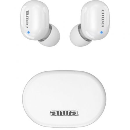 Auriculares Bluetooth Aiwa EBTW-150WTMKII con estuche de carga/ Autonomía 3h/ Blancos Auriculares Bluetooth Aiwa EBTW-150WTMKII con estuche de carga/ Autonomía 3h/ Blancos