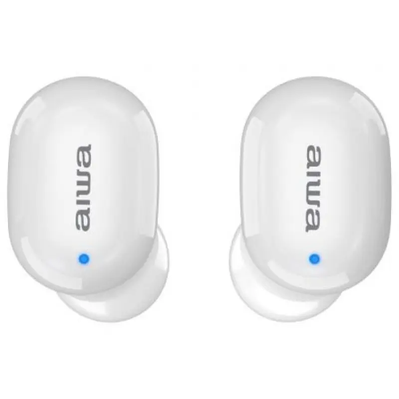 Auriculares Bluetooth Aiwa EBTW-150WTMKII con estuche de carga/ Autonomía 3h/ Blancos Auriculares Bluetooth Aiwa EBTW-150WTMKII con estuche de carga/ Autonomía 3h/ Blancos