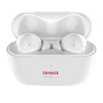 Auriculares Bluetooth Aiwa EBTW-888ANC con estuche de carga/ Autonomía 4h/ Blancos Auriculares Bluetooth Aiwa EBTW-888ANC con estuche de carga/ Autonomía 4h/ Blancos