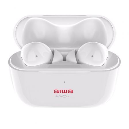 Auriculares Bluetooth Aiwa EBTW-888ANC con estuche de carga/ Autonomía 4h/ Blancos Auriculares Bluetooth Aiwa EBTW-888ANC con estuche de carga/ Autonomía 4h/ Blancos