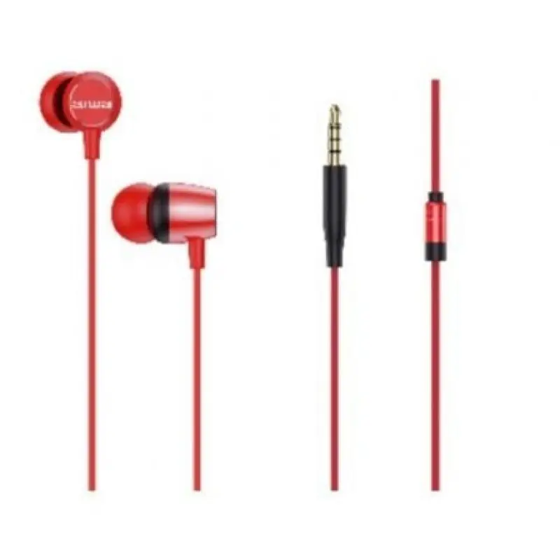 Auriculares Intrauditivos Aiwa ESTM-20RD/ con Micrófono/ Jack 3.5/ Rojos Auriculares Intrauditivos Aiwa ESTM-20RD/ con Micrófono/ Jack 3.5/ Rojos