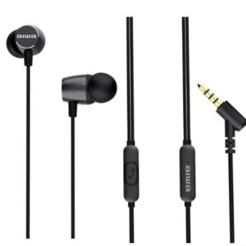 Auriculares Intrauditivos Aiwa ESTM-30BK/ con Micrófono/ Jack 3.5/ Negros Auriculares Intrauditivos Aiwa ESTM-30BK/ con Micrófono/ Jack 3.5/ Negros