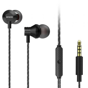 Auriculares Intrauditivos Aiwa ESTM-50BK/ con Micrófono/ Jack 3.5/ Negro Auriculares Intrauditivos Aiwa ESTM-50BK/ con Micrófono/ Jack 3.5/ Negro