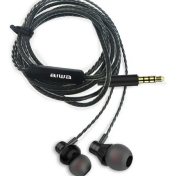 Auriculares Intrauditivos Aiwa ESTM-50BK/ con Micrófono/ Jack 3.5/ Negro Auriculares Intrauditivos Aiwa ESTM-50BK/ con Micrófono/ Jack 3.5/ Negro