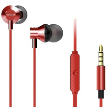 Auriculares Intrauditivos Aiwa ESTM-50RD/ con Micrófono/ Jack 3.5/ Rojos Auriculares Intrauditivos Aiwa ESTM-50RD/ con Micrófono/ Jack 3.5/ Rojos