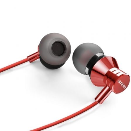 Auriculares Intrauditivos Aiwa ESTM-50RD/ con Micrófono/ Jack 3.5/ Rojos Auriculares Intrauditivos Aiwa ESTM-50RD/ con Micrófono/ Jack 3.5/ Rojos