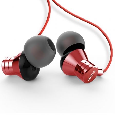 Auriculares Intrauditivos Aiwa ESTM-50RD/ con Micrófono/ Jack 3.5/ Rojos Auriculares Intrauditivos Aiwa ESTM-50RD/ con Micrófono/ Jack 3.5/ Rojos