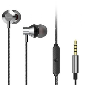 Auriculares Intrauditivos Aiwa ESTM-50SL/ con Micrófono/ Jack 3.5/ Plateados Auriculares Intrauditivos Aiwa ESTM-50SL/ con Micrófono/ Jack 3.5/ Plateados