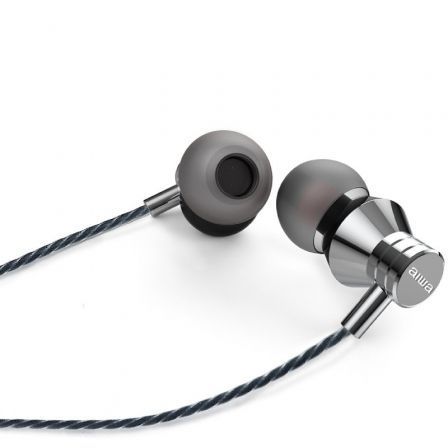 Auriculares Intrauditivos Aiwa ESTM-50SL/ con Micrófono/ Jack 3.5/ Plateados Auriculares Intrauditivos Aiwa ESTM-50SL/ con Micrófono/ Jack 3.5/ Plateados