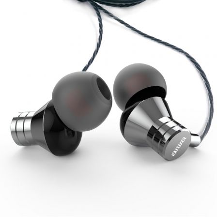 Auriculares Intrauditivos Aiwa ESTM-50SL/ con Micrófono/ Jack 3.5/ Plateados Auriculares Intrauditivos Aiwa ESTM-50SL/ con Micrófono/ Jack 3.5/ Plateados