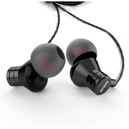Auriculares Intrauditivos Aiwa ESTM-50USB-C/BK/ con Micrófono/ USB Tipo-C/ Negros Auriculares Intrauditivos Aiwa ESTM-50USB-C/BK/ con Micrófono/ USB Tipo-C/ Negros