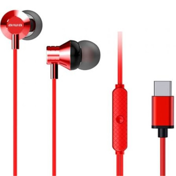 Auriculares Intrauditivos Aiwa ESTM-50USB-C/RD/ con Micrófono/ USB Tipo-C/ Rojos Auriculares Intrauditivos Aiwa ESTM-50USB-C/RD/ con Micrófono/ USB Tipo-C/ Rojos