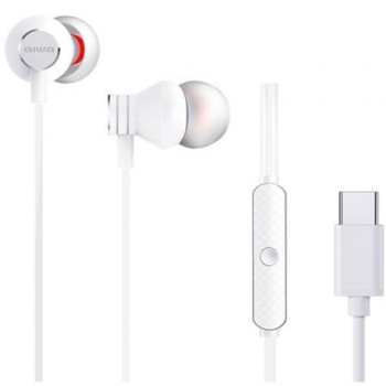 Auriculares Intrauditivos Aiwa ESTM-50USB-C/WT/ con Micrófono/ USB Tipo-C/ Blancos Auriculares Intrauditivos Aiwa ESTM-50USB-C/WT/ con Micrófono/ USB Tipo-C/ Blancos