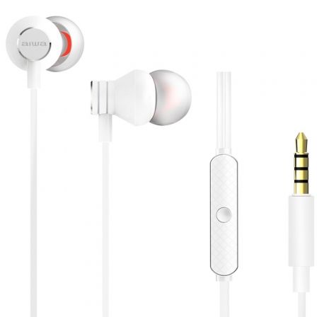 Auriculares Intrauditivos Aiwa ESTM-50WT/ con Micrófono/ Jack 3.5/ Blancos Auriculares Intrauditivos Aiwa ESTM-50WT/ con Micrófono/ Jack 3.5/ Blancos