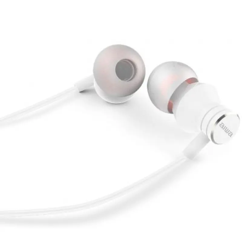 Auriculares Intrauditivos Aiwa ESTM-50WT/ con Micrófono/ Jack 3.5/ Blancos Auriculares Intrauditivos Aiwa ESTM-50WT/ con Micrófono/ Jack 3.5/ Blancos