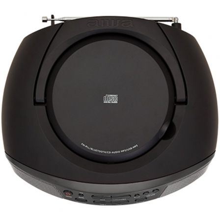 Radio CD Aiwa BoomBox BBTU-400BK/ 6W/ Negro Radio CD Aiwa BoomBox BBTU-400BK/ 6W/ Negro