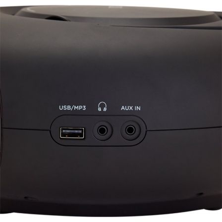 Radio CD Aiwa BoomBox BBTU-400BK/ 6W/ Negro Radio CD Aiwa BoomBox BBTU-400BK/ 6W/ Negro