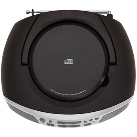 Radio CD Aiwa BoomBox BBTU-400SL/ 6W/ Plata Radio CD Aiwa BoomBox BBTU-400SL/ 6W/ Plata
