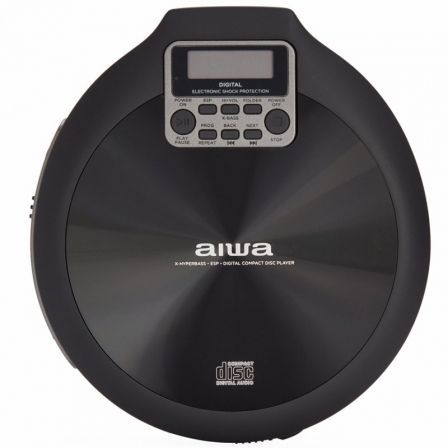 Reproductor de CD/CDR/MP3 Aiwa Walk PCD-810BK/ Negro Reproductor de CD/CDR/MP3 Aiwa Walk PCD-810BK/ Negro