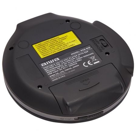 Reproductor de CD/CDR/MP3 Aiwa Walk PCD-810BK/ Negro Reproductor de CD/CDR/MP3 Aiwa Walk PCD-810BK/ Negro