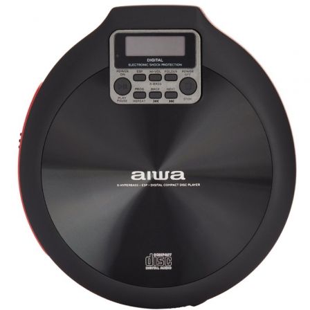 Reproductor de CD/CDR/MP3 Aiwa Walk PCD-810RD/ Rojo Reproductor de CD/CDR/MP3 Aiwa Walk PCD-810RD/ Rojo