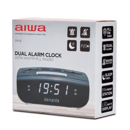 Despertador Aiwa CR-15/ Radio FM Despertador Aiwa CR-15/ Radio FM