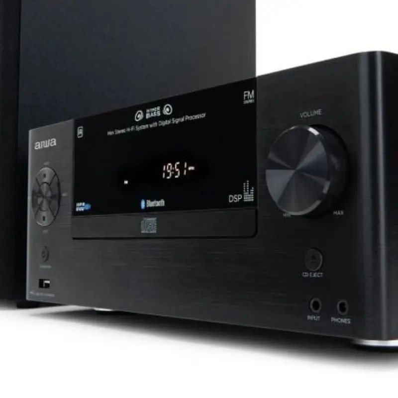 Microcadena con bluetooth Aiwa MSBTU-500/ 50W Microcadena con bluetooth Aiwa MSBTU-500/ 50W