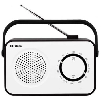 Radio Portátil Aiwa R-190BW/ 2W/ Blanco Radio Portátil Aiwa R-190BW/ 2W/ Blanco
