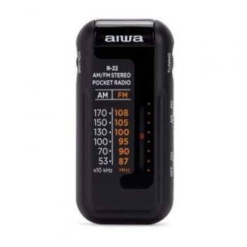 Radio Portátil Aiwa R-22BK/ Negra Radio Portátil Aiwa R-22BK/ Negra