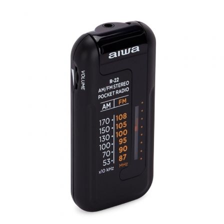 Radio Portátil Aiwa R-22BK/ Negra Radio Portátil Aiwa R-22BK/ Negra