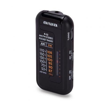 Radio Portátil Aiwa R-22BK/ Negra Radio Portátil Aiwa R-22BK/ Negra