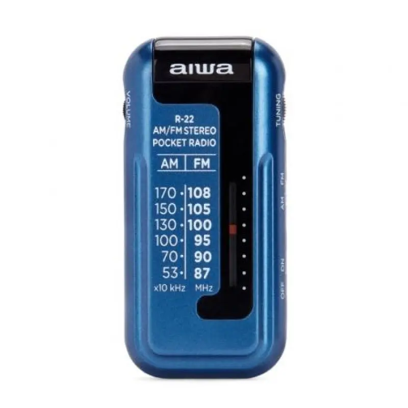 Radio Portátil Aiwa R-22BL/ Azul Radio Portátil Aiwa R-22BL/ Azul
