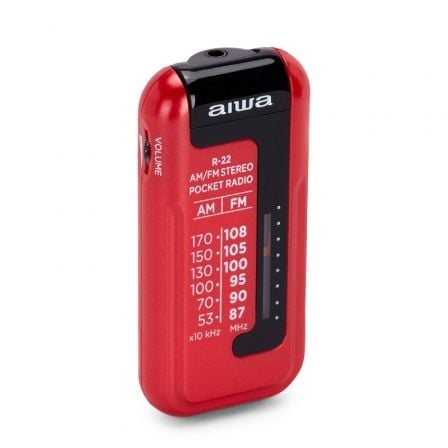 Radio Portátil Aiwa R-22RD/ Roja Radio Portátil Aiwa R-22RD/ Roja