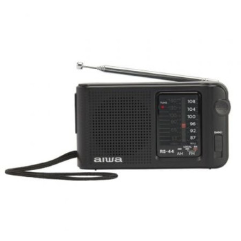 Radio Portátil Aiwa RS-44/ Negra Radio Portátil Aiwa RS-44/ Negra