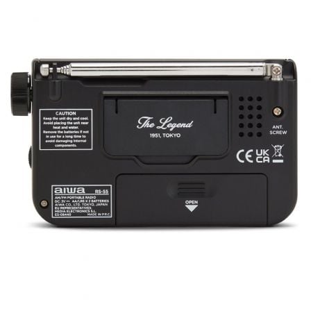 Radio Portátil Aiwa RS-55BK/ Negra Radio Portátil Aiwa RS-55BK/ Negra