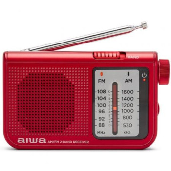 Radio Portátil Aiwa RS-55RD/ Rojo Radio Portátil Aiwa RS-55RD/ Rojo