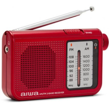 Radio Portátil Aiwa RS-55RD/ Rojo Radio Portátil Aiwa RS-55RD/ Rojo