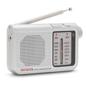 Radio Portátil Aiwa RS-55SL/ Plata Radio Portátil Aiwa RS-55SL/ Plata