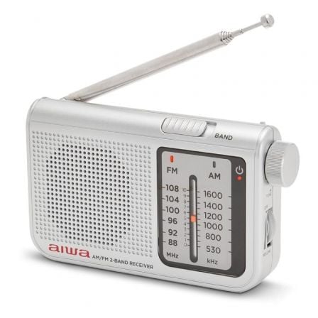 Radio Portátil Aiwa RS-55SL/ Plata Radio Portátil Aiwa RS-55SL/ Plata