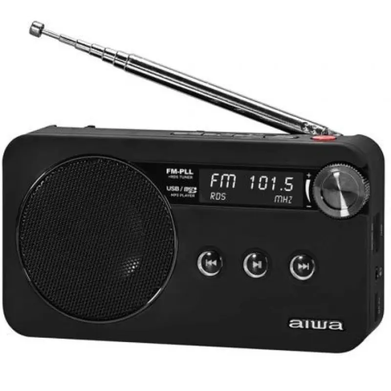 Radio Portátil Aiwa RS-77PLLBK/ Negra Radio Portátil Aiwa RS-77PLLBK/ Negra