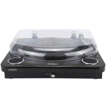 Tocadiscos Aiwa GBTUR-120BKMKII/ Bluetooth/ Radio FM/ Conversor a MP3 Tocadiscos Aiwa GBTUR-120BKMKII/ Bluetooth/ Radio FM/ Conversor a MP3